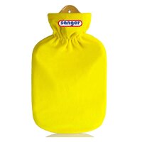 Rubber - hottie with plush o. Structure cover by Sänger, Color choice
