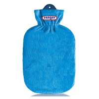 Rubber - hottie with plush o. Structure cover by Sänger, Color choice