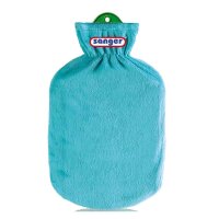 Rubber - hottie with plush o. Structure cover by Sänger, Color choice