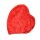 Sänger Heart Hot Water Bottle 1.65 l, with or without plush cover, red