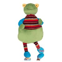 Plushie with 0.8 L hot water bottle by Sänger, velvety, padded, zipper