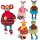 Plushie with 0.8 L hot water bottle by Sänger, velvety, padded, zipper