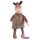 Plushie with 0.8 L hot water bottle by Sänger, velvety, padded, zipper