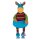 Plushie with 0.8 L hot water bottle by Sänger, velvety, padded, zipper