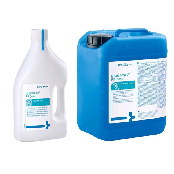 Schülke gigasept® FF New instrument disinfection, dialdehyde, sizes