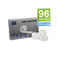 MSP Sports Tape, tape strapping, 2,5 cm x 10 m, 48 rolls,...