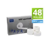 MSP Sports Tape, tape strapping, 3,8 cm x 10 m, 48 rolls,...