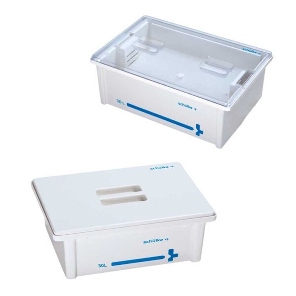 Schülke Disinfection Bath-Set 30L, Witho. Discharge Tap, Lid Colors