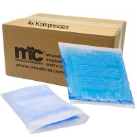 4x Hot and Cold Compresses 13x14 cm including 4 Nonwoven...