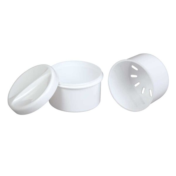 Behrend dental prosthesis can, sieve, lid, auskochbar, 2 sizes