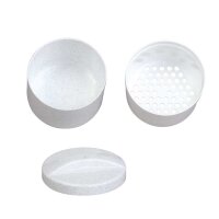 Behrend dental prosthesis can, sieve, lid, auskochbar, 2 sizes