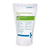 Schülke mikrozid® AF Jumbo disinfecting wipes, Dispenser or Refill