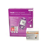 Blood Sugar Meter GL 44 by Beurer, mg/dl, 50 test...