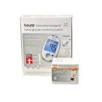 Blood Sugar Meter GL 44 by Beurer, mg/dl, 50 test...