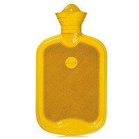 Sänger rubber hot water bottle, smooth + slats, 2 liter, diff. Colors