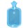 Sänger rubber hot water bottle, smooth + slats, 2 liter, diff. Colors