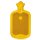 Sänger rubber hot water bottle, smooth + slats, 2 liter, diff. Colors
