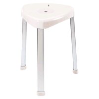 Careline AQUASAFE corner shower seat, height adjustable, 35x35cm
