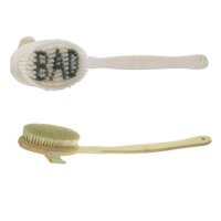 Behrend Wooden bath brush, oval, removable handle,...