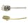 Behrend Wooden bath brush, oval, removable handle, natural bristles