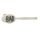 Behrend Wooden bath brush, oval, removable handle, natural bristles