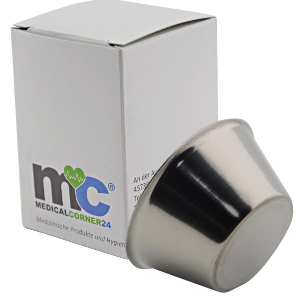 MC24 Medicine-Cup, Stainless Steel, Graduated, 30 ml
