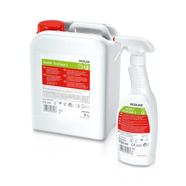 Ecolab Surface Disinfectant Incidin OxyFoam S, Sizes