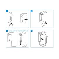 Ecolab Dripping Pan For Dermados, 13x18x19 cm, White, 1 pc