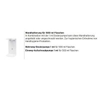 Ecolab Wall Mount For 500 ml Bottle With Dosing Pump, 1 pc