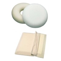 Behrend Latex pillows, removable terry cover, white,...