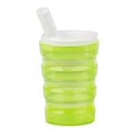Behrend drinking cup, unbreakable, leakproof, grooves, 200ml, colors