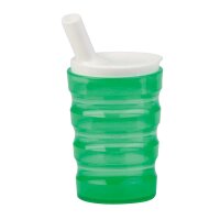 Behrend drinking cup, unbreakable, leakproof, grooves, 200ml, colors