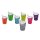 Behrend drinking cup, unbreakable, leakproof, grooves, 200ml, colors
