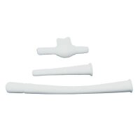Behrend Irrigator trimmings, plastic, white, 3- or 4-piece