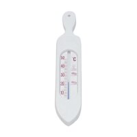 Behrend bath thermometer, boat shape, handle mercury...