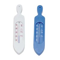 Behrend bath thermometer, boat shape, handle mercury...