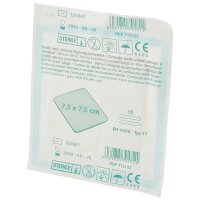 Noba gauze compress sterile, 12-fold, single, 60pcs, sizes