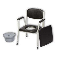Behrend commode chair TS 100, height adjustable, bucket,...