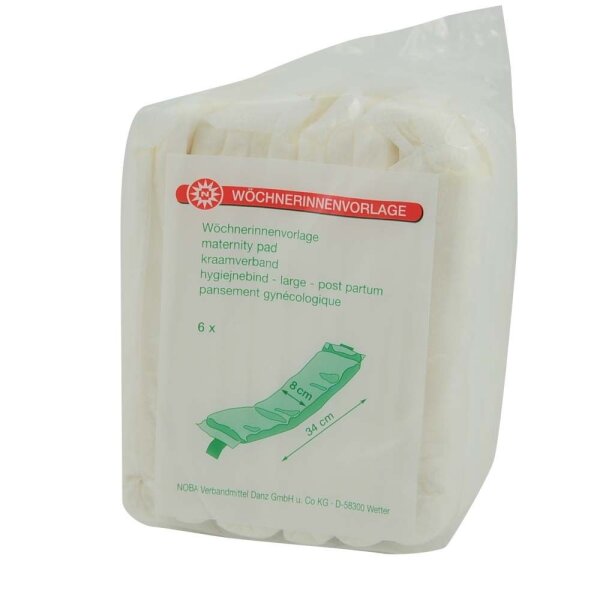 Noba puerperal women-template, absorbent, lochia, tape, 8x34cm