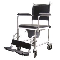 Careline commode chair Standard swivel arm / foot rests,...