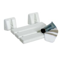 Behrend shower flip-up seat, ABS plastic, white, 100 kg,...
