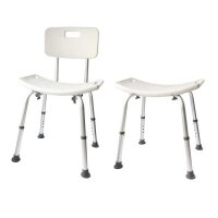 Behrend rectangular shower seat, height 34-44cm,...