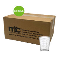 Med Comfort disposable medicine cups, 30ml, 80pcs, colors