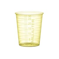 Med Comfort disposable medicine cups, 30ml, 80pcs, colors