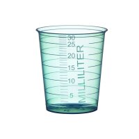 Med Comfort disposable medicine cups, 30ml, 80pcs, colors