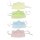Euronda Monoart face mask Pro3, ear straps, 3-ply, 50pcs