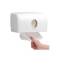 Aquarius hand towel dispenser, with adapter, white,...