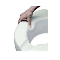 Behrend raised toilet seat, soft, with/without cover, 11 cm