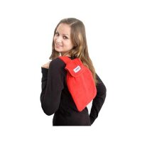 Sänger Hot water bottle, fleece cover, holding strap, color