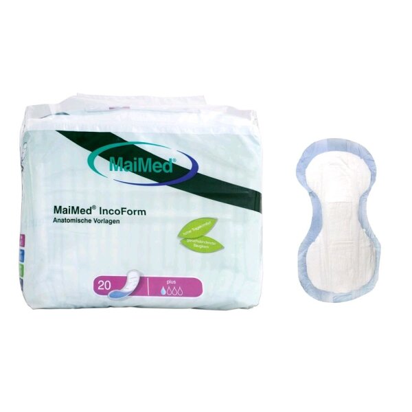 MaiMed IncoForm Incontinence Pad, 20 items